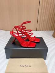 Uubags | Alaia high heels in red 9.5cm - 6