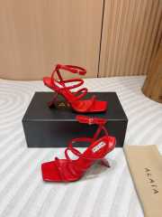 Uubags | Alaia high heels in red 9.5cm - 3