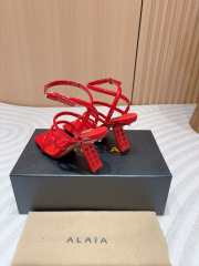 Uubags | Alaia high heels in red 9.5cm - 2