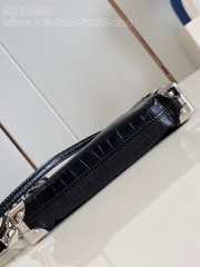 Uubags | Louis Vuitton M25445 Slim Trunk Crocodile Leather In Black 23x12x4cm - 3