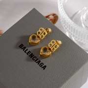 Uubags | Balenciaga gold heart earrings  - 1