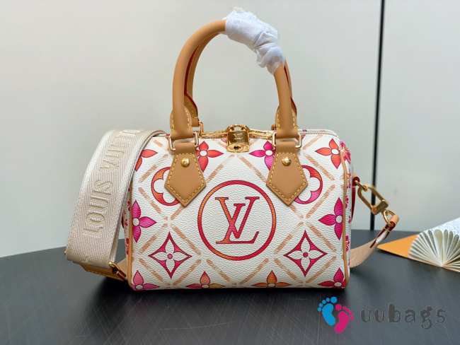 Uubags | Louis Vuitton M11209 Speedy Bandoulière Bag In Coral 20.5x13.5x12cm - 1