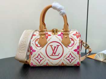 Uubags | Louis Vuitton M11209 Speedy Bandoulière Bag In Coral 20.5x13.5x12cm