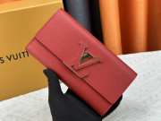 Uubags | Louis Vuitton M61248 Capucines Wallet In Red 20x11x2.5cm - 1