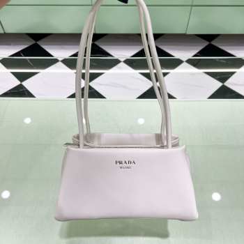 Uubags | Prada Nappa Mini Shoulder Bag White 25x13x13.5cm