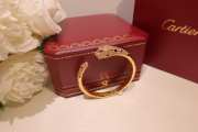 Uubags | Panthère de Cartier bracelet, yellow gold - 2