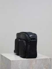 Uubags | YSL Black City Camera Bag In Econyl Regenerated Nylon 24.5x17x8cm - 6