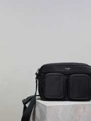 Uubags | YSL Black City Camera Bag In Econyl Regenerated Nylon 24.5x17x8cm - 5