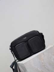 Uubags | YSL Black City Camera Bag In Econyl Regenerated Nylon 24.5x17x8cm - 3