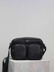 Uubags | YSL Black City Camera Bag In Grained Leather 24.5x17x8cm - 1