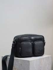 Uubags | YSL Black City Camera Bag In Grained Leather 24.5x17x8cm - 4