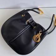 Uubags | Medium Dior Nolita Bag Black Calfskin 27x25x5cm - 2