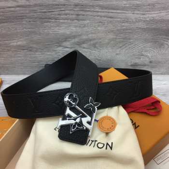 Uubags | Louis Vuitton Initiales Double Sided Belt Black 4cm