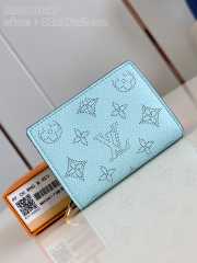 Uubags | Louis Vuitton M80817 Cléa Wallet In Light Blue 11x8.5x3.5cm - 1