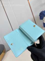 Uubags | Louis Vuitton M80817 Cléa Wallet In Light Blue 11x8.5x3.5cm - 4