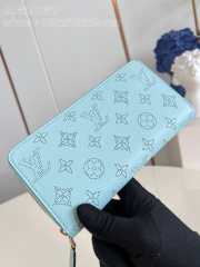 Uubags | Louis Vuitton M61867 Zippy Wallet In Light Blue 19.5x10.5x2.5cm - 5