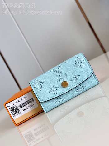 Uubags | Louis Vuitton Cléa Key Case In Light Blue 10.5x5x2cm