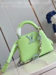 Uubags | Louis Vuitton M25232 Capucines Mini Bag In Light Green 21x14x8cm - 1