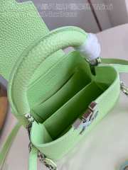 Uubags | Louis Vuitton M25232 Capucines Mini Bag In Light Green 21x14x8cm - 4