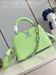 Uubags | Louis Vuitton M25232 Capucines Mini Bag In Light Green 27x18x9cm - 1