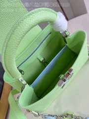 Uubags | Louis Vuitton M25232 Capucines Mini Bag In Light Green 27x18x9cm - 6