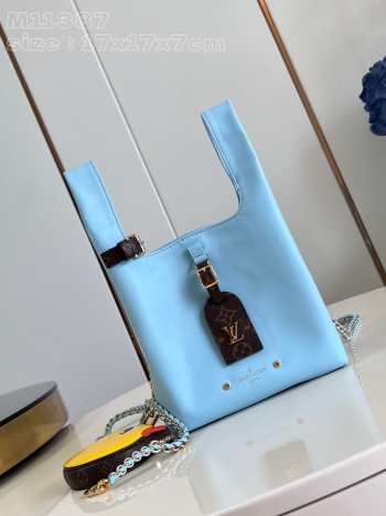 Uubags | Louis Vuitton M11387 Atlantis BB Bag In Light Blue 17x17x7cm