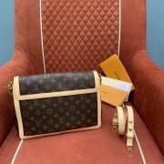 Uubags | Louis Vuitton M25050 Dauphine Soft MM Monogram Canvas Bag 28x20x11cm - 5