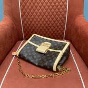 Uubags | Louis Vuitton M25050 Dauphine Soft MM Monogram Canvas Bag 28x20x11cm - 2