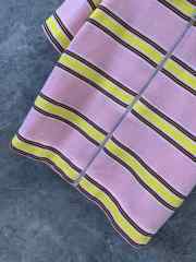 Uubags | Louis Vuitton 1AFUAB Collar Detail Striped Knit Top In Pink - 5