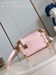 Uubags | Louis Vuitton M23915 Side Trunk PM Bag In Pink 18x12.5x8cm - 1