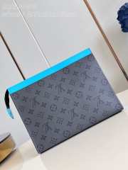 Uubags | Louis Vuitton M11466 Pochette Voyage MM Monogram Eclipse Reverse coated canvas 27x21x6cm - 6