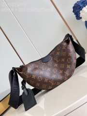 Uubags | Louis Vuitton M47158 New Hamac Bag PM Monogram Eclipse coated canvas 28.5x15x8cm - 1