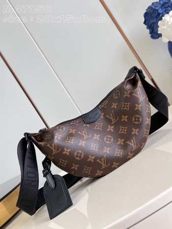 Uubags | Louis Vuitton M47158 New Hamac Bag PM Monogram Eclipse coated canvas 28.5x15x8cm