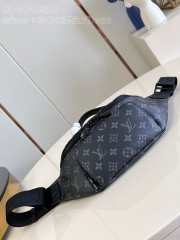 Uubags | Louis Vuitton M47058 Rush Bumbag Black Monogram Shadow calfskin leather 30x15x8cm - 1