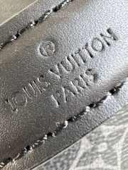 Uubags | Louis Vuitton M47058 Rush Bumbag Black Monogram Shadow calfskin leather 30x15x8cm - 6