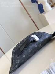 Uubags | Louis Vuitton M47058 Rush Bumbag Black Monogram Shadow calfskin leather 30x15x8cm - 4