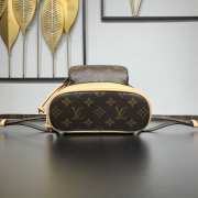 Uubags | Louis Vuitton Montsouris Mini Vintage Backpack M51137 Brown 24x25x12cm - 6