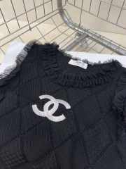 Uubags | Chanel black sleeveless sweater - 5