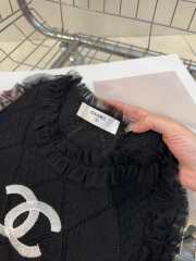 Uubags | Chanel black sleeveless sweater - 2