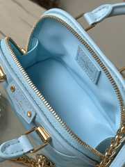 Uubags | Louis Vuitton M83049 Nano Alma Bag In Lagoon Blue 18x12x8cm - 3