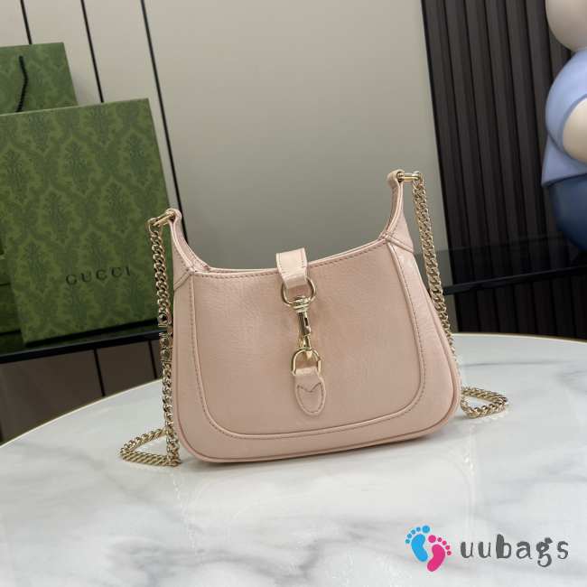 Uubags | Gucci Jackie Notte Mini Bag In Beige 19.5x18x3.5cm - 1