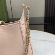 Uubags | Gucci Jackie Notte Mini Bag In Beige 19.5x18x3.5cm - 3