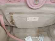 Uubags | Chanel Deauville 22A tote bag in light pink 32cm - 6