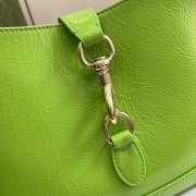 Uubags | Gucci Jackie mini bag in green patent leather 27.5x19x4cm - 3