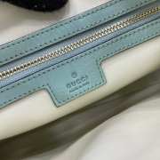 Uubags | Gucci Jackie mini bag in pastel green patent leather 27.5x19x4cm - 2