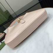 Uubags | Gucci Jackie mini bag in beige patent leather 27.5x19x4cm - 6