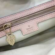 Uubags | Gucci Jackie mini bag in beige patent leather 27.5x19x4cm - 4