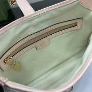 Uubags | Gucci Jackie mini bag in beige patent leather 27.5x19x4cm - 2