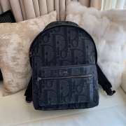 Uubags | Dior Rider Oblique Backpack In Full Black 30x42x15cm - 1