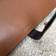 Uubags | Celine Strap Wallet In Triomphe Canvas And Lambskin Tan 19cm - 6